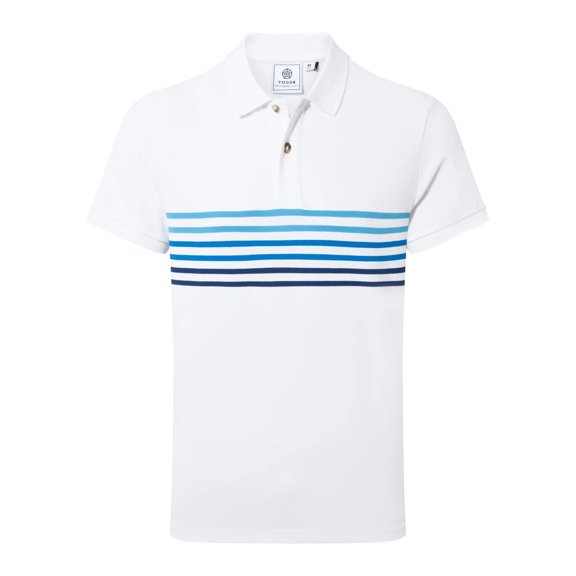 TOG24 Mens Bolton Striped Polo Shirt