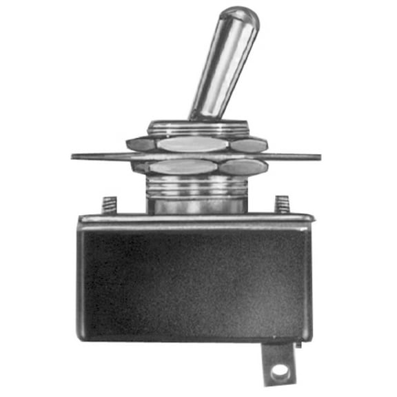 TOGGLE SWITCH 0.435 in MOUNT SPST 125 VAC Toggle Switches, Standard, 0.435 in mount, Voltage Rating: