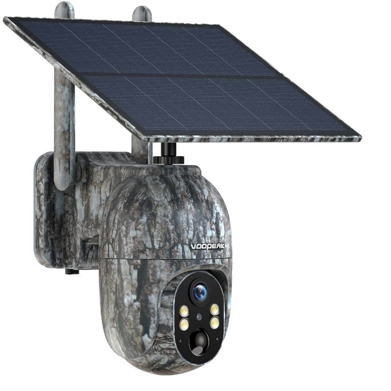 CAMPARK Trail Camera with 4G Cellular Solar, 1080P Hunting Game Camera with Live View and Motion Alerts, 940nm No Glow Night Vision IP66 Waterproof for Wildlife Monitoring