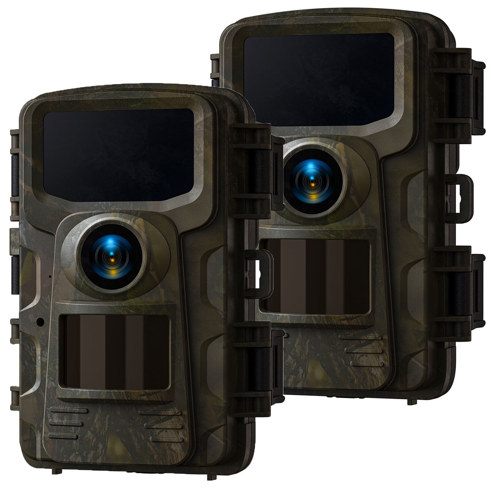 TOGUARD 2 Pack Trail Camera, 1080P 24MP Game Camera with Night Vision