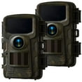 TOGUARD 2 Pack Trail Camera, 1080P 24MP Game Camera with Night Vision
