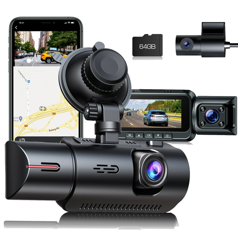 Dashcam 4K GPS Wifi 24h Parking Monitor Dash Cam for Car Camera
