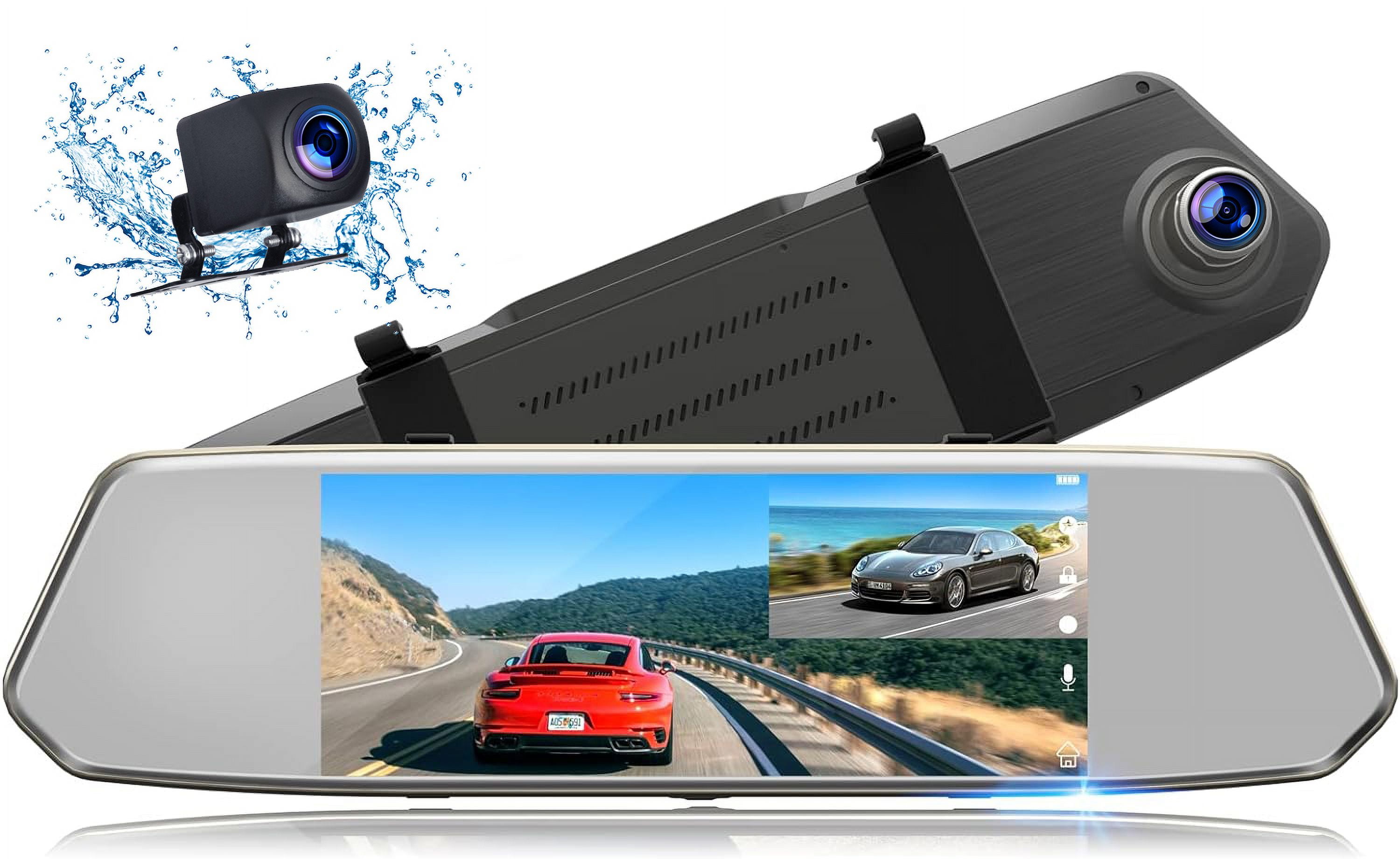 Dash Cam Front And Rear Camera Dash Cam Mirror Rear View Mirror
