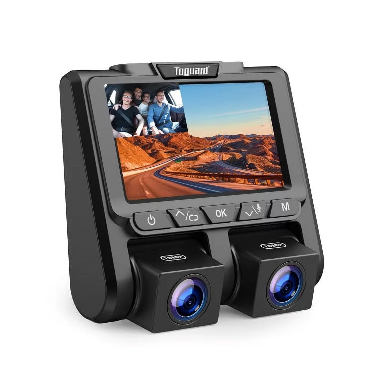 V7 - 3/4G Dual Camera Dash Cam - Front and Cabin Car