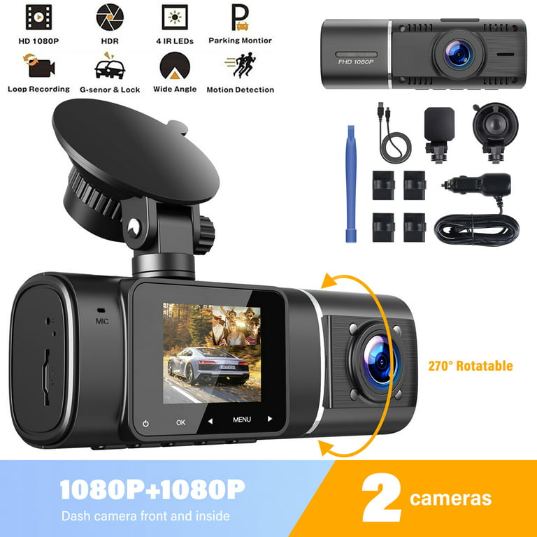 Dash Cam 1080P Car Camera, WiFi Dash Camera for Cars with Free 32GB SD  Card, Car Camera with Night Vision, 170°Wide Angle, G-Sensor, WDR, Loop