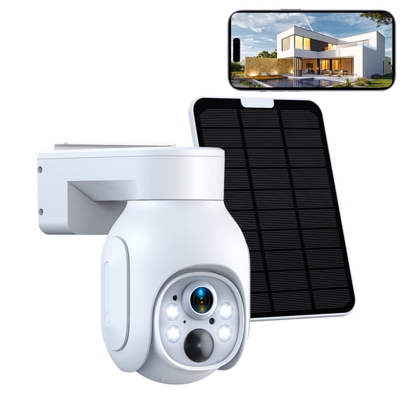 TOGUARD BC1038 4MP Solar Wireless Security Camera System Outdoor Battery Dome Surveillance Camera Wireless Connector