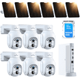 thumbnail image 1 of TOGUARD SC23 10CH 4MP Solar Wireless Security Camera System Outdoor Dome Surveillance Camera NVR HDMI Connector, 1 of 9