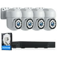 thumbnail image 1 of TOGUARD SC36 POE Wired Security Camera System Outdoor with 500GB Hard Drive 4K 8CH CCTV NVR 4Pcs 5MP PTZ Dome Surveillance Cameras HDMI Connector, 1 of 12