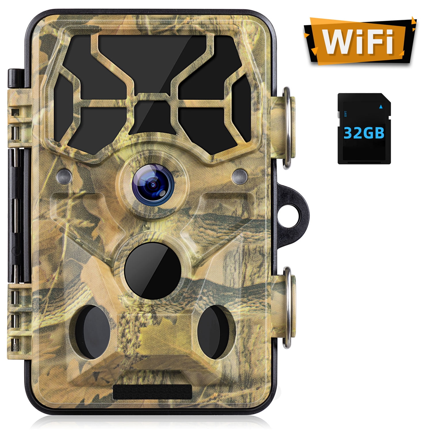 TOGUARD Trail Camera with SD Card WiFi Bluetooth 20MP 1296P Game Camera