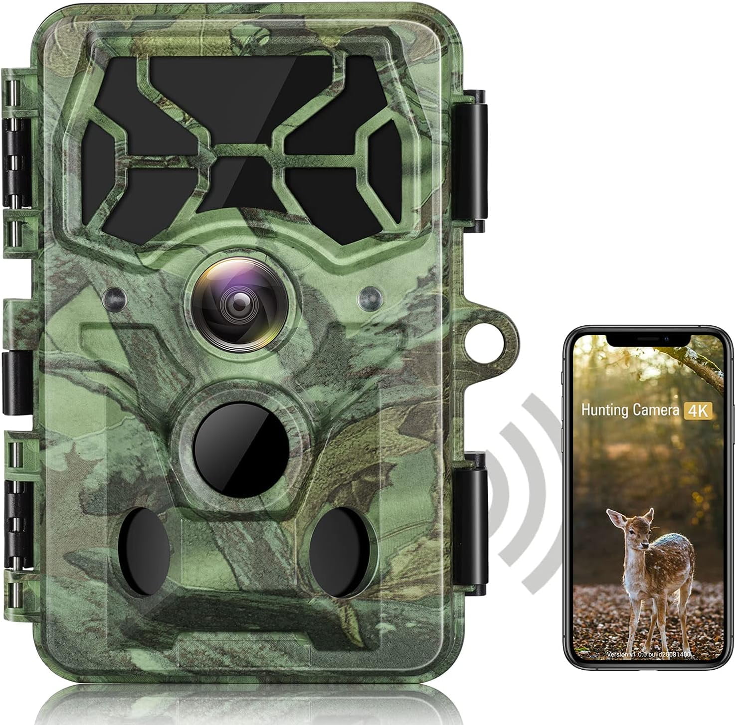 TOGUARD WiFi Trail Camera Native 4K 30fps Bluetooth 48MP Game Camera