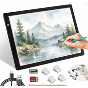 TOHETO A4 Light Pad Light Acrylic Panel Copy Board Tracking Pad for Diamond Painting Sketch Animation Sketching Weeding Vinyl X-ray Viewing