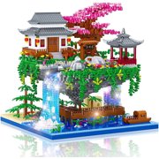 TOHIDAQU Peach Blossom Pond Building Set, 3320 Pcs Traditional Chinese Architecture