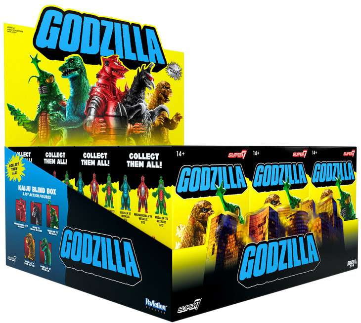 Super7 - Toho - Reaction Blind Box Wv5 - Metallic 12pc Flat