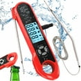 thumbnail image 1 of Ocalpur Digital Meat Thermometer with Smart Alarm, Dual Probe & Bottle Opener - Waterproof Cooking Thermometer for Oven, Grill, BBQ, Magnetic Back & Hanging Design, 1 of 7