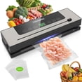 thumbnail image 1 of TOIAMOI Vacuum Sealer, Wet and Dry Food Storage, Built-In Cutter with 10 Vacuum Bags, Silver, 1 of 8