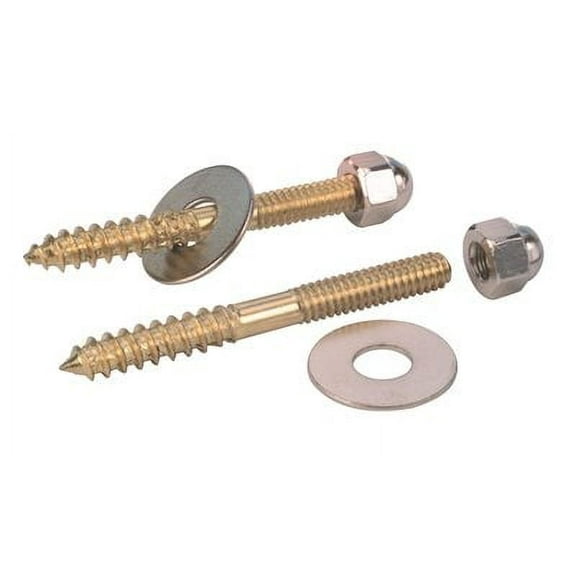 Proplus 192254 Toilet Screws, 1/4" x 2-1/2" - 192254