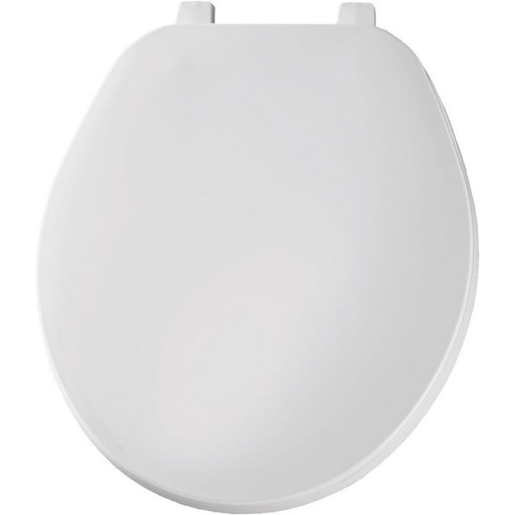 Bemis Toilet Seat Round - White Residential Use, Standard Application