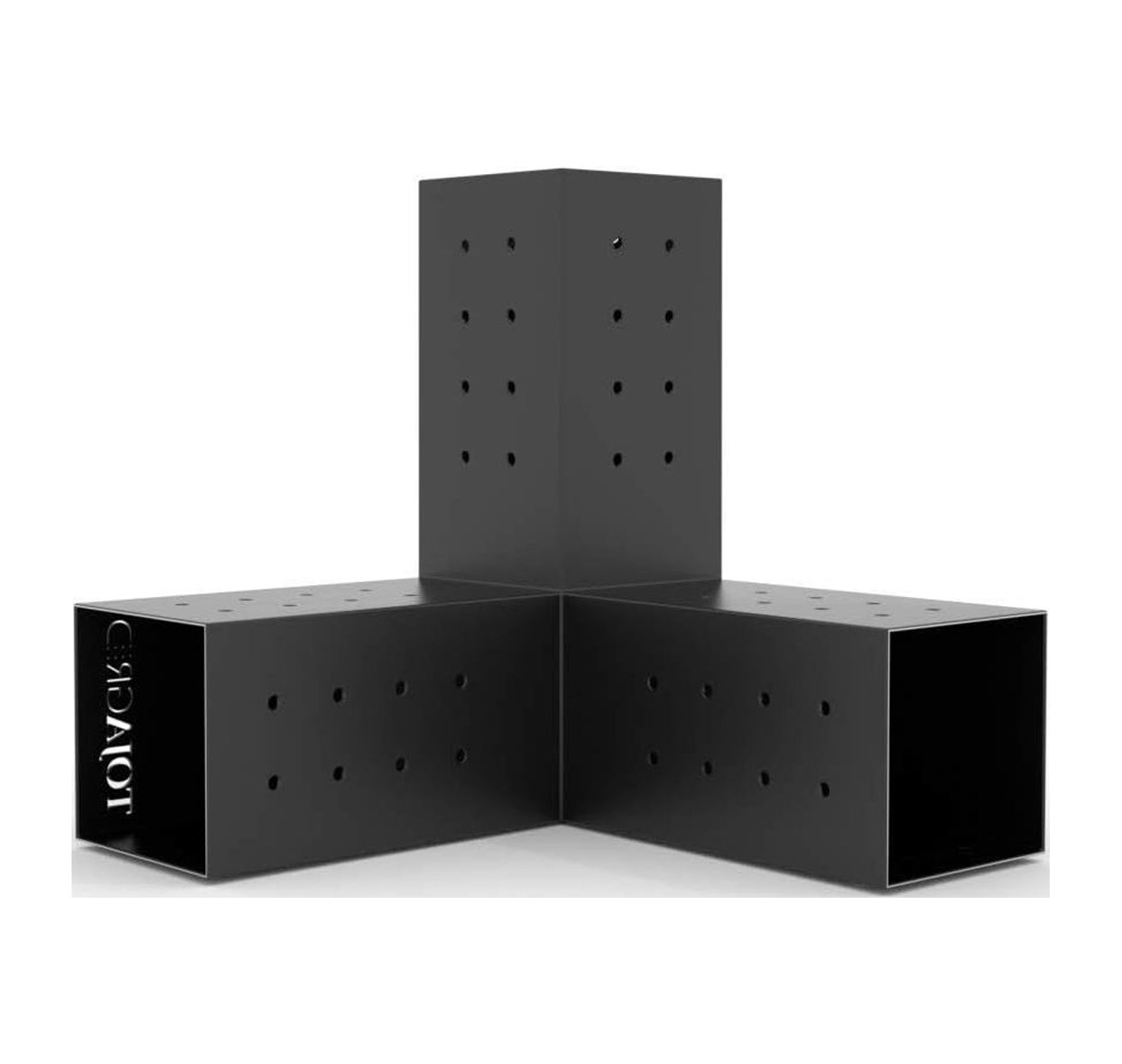 TOJA GRID G021030MB1 Trio 2 Pack for 4x4 Wood Posts Modular Pergola