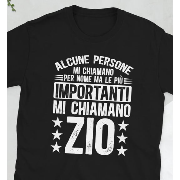 TOKAIPlus Proud Zio Appreciation Italian Uncle Zio Gifts Unisex T-Shirt