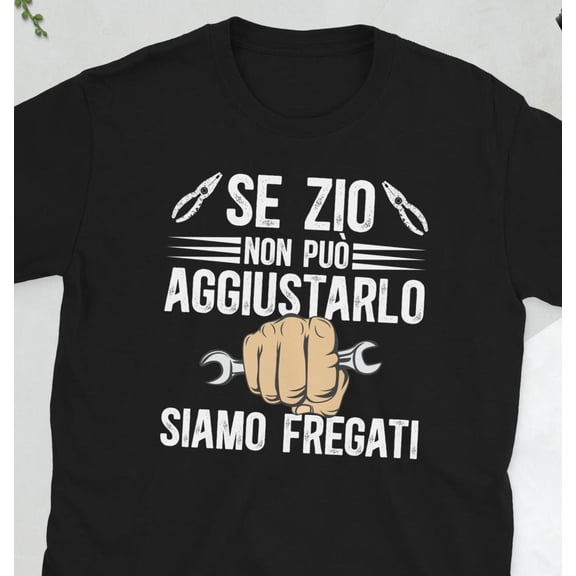 TOKAIPlus Proud Zio Appreciation Italian Uncle Zio Gifts Unisex T-Shirt