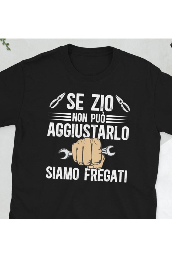 Proud Zio Appreciation Italian Uncle Zio Gifts Unisex T-Shirt