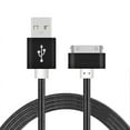 thumbnail image 1 of TOKERSE 1m/3.3ft USB to 30 Pin Charging Cable, USB Charging & Sync Data Cable Nylon Braided Cord Compatible for iPhone 4/4s/3G/3GS, iPad 1 2 3,iPod Touch 4 3 2 1, iPod Classic 3 2 1, iPod Nano, 1 of 6