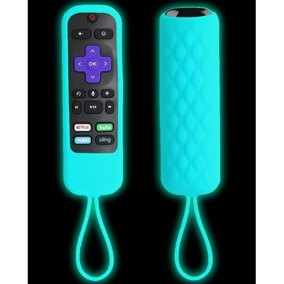 TOKERSE Glow Remote Cover Compatible for Roku Steaming Stick/Voice ...