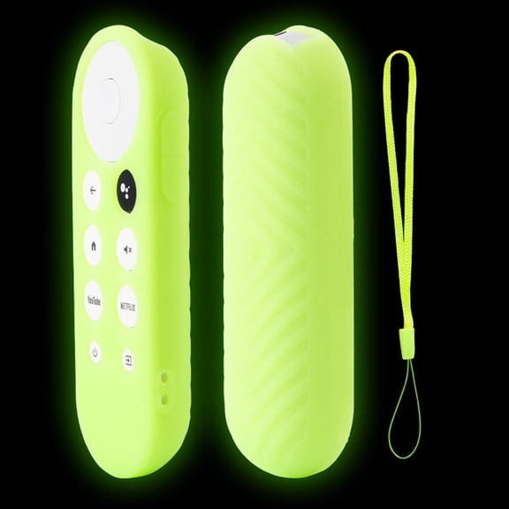 TOKERSE Remote Cover for Chromecast with Google TV HD 2022 / 4K 2020 Remote - Glow Green