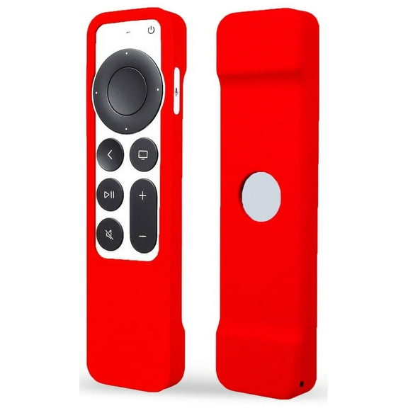 TOKERSE Silicone Case Compatible with Apple TV 4K / HD Siri Remote Controller (2nd 2021 & 3rd Gen 2022 ) , Soft Silicone Case Cover Sleeve Skin