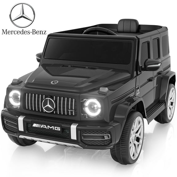 TOKTOO 12V Powered Ride on Car, Electric Car for Kids, Ride on Toy for Toddler, Kid Car Licensed G63 G Wagon Mercedes-Benz with Parent Remote Control, Gift for Boys Girls Aged 3+ Years, Black