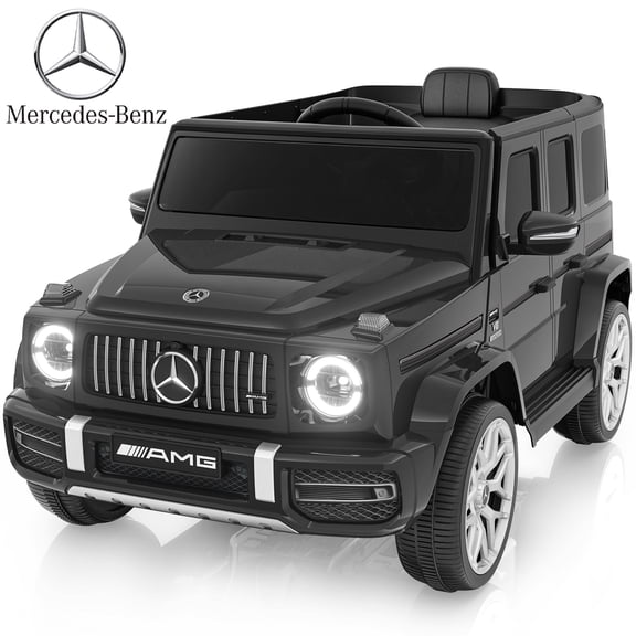 TOKTOO Electric Car for Toddler, Mercedes-Benz G63 Licensed 12V Ride on Toys, Kids Ride on Car with Parental Remote Control & LED Lights & Music, Black