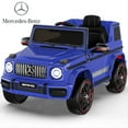 thumbnail image 1 of TOKTOO 12V Powered Ride on Toy Mercedes-Benz G63 Licensed for Kids, Electric Toddler Ride on Car w/Parent Remote Control, MP3, LED Headlight, Gift for Boys Girls Aged 2-4 Years, Blue, 1 of 10