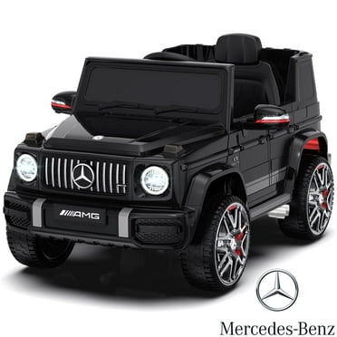 TOKTOO 12V Powered Ride on Toy Mercedes-Benz G63 Licensed for Kids, Electric Toddler Ride on Car w/Parent Remote Control, MP3, LED Headlight, Gift for Boys Girls Aged 2-4 Years, Black
