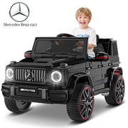 TOKTOO 12V Electric Car for Toddler, Mercedes-Benz G63 Licensed Kids Ride on Toys, Toddlers Ride on Car with Parental Remote Control & LED Lights & Music, Kids Car Power Ride on, Black