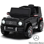 TOKTOO 12V Powered Ride on Toy Mercedes-Benz G63 Licensed for Kids, Electric Toddler Ride on Car w/Parent Remote Control, MP3, LED Headlight, Gift for Boys Girls Aged 2-4 Years, Black