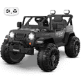 thumbnail image 1 of TOKTOO 12V Ride on Toys for Toddlers, Electric Ride on Car for Kids, Ride on Truck for Boys Girls with Parent Remote Control, Music Player, Black, 1 of 9