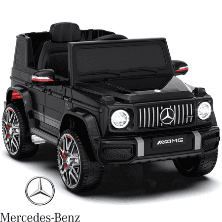 TOKTOO 24V 4WD Licensed Mercedes-Benz G63 Powered Ride on Car w/ Remote Control, 1 Seater Kid Car-Black