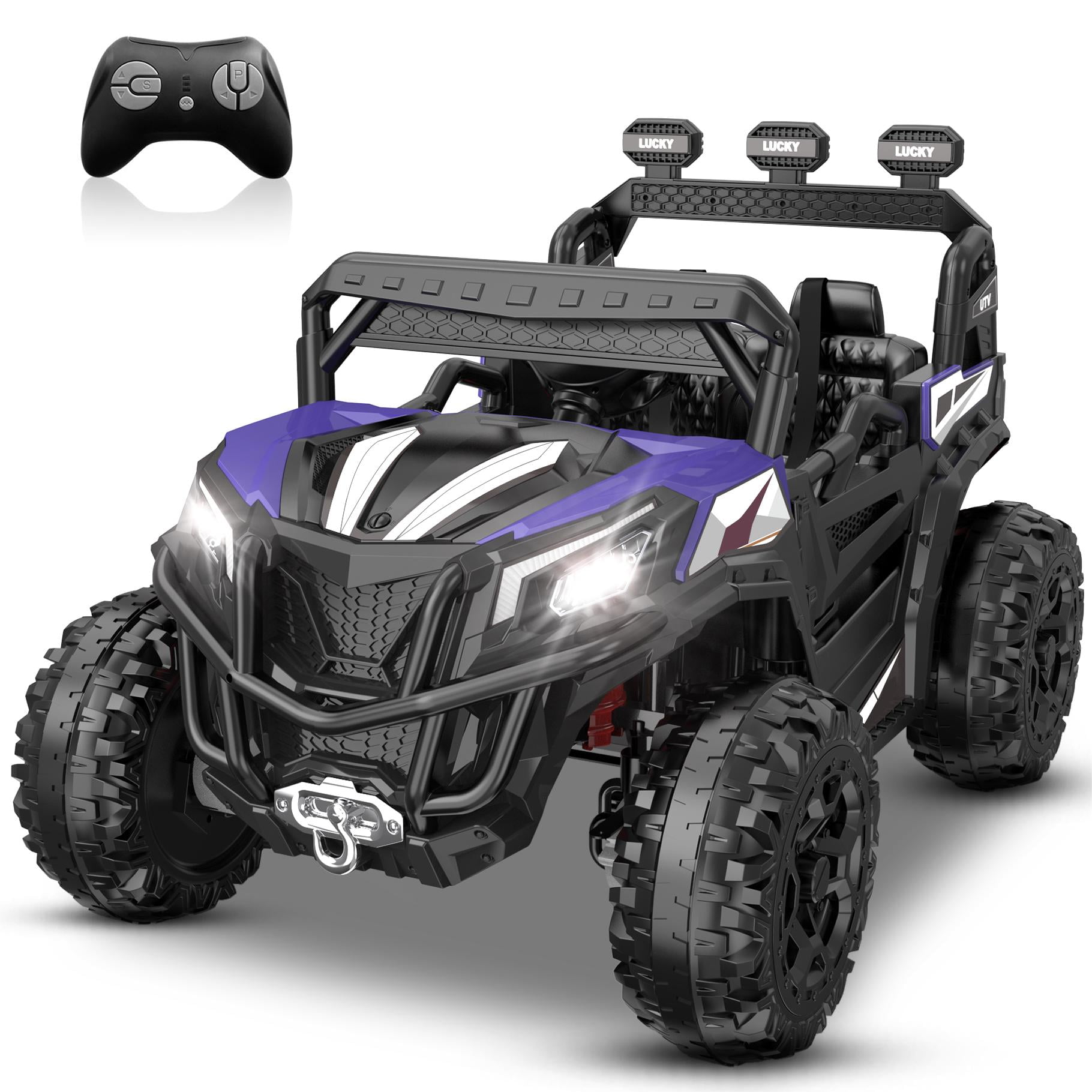 TOKTOO 24V Electric Rideable Toy, 4WD/2WD Mode, Remote Control, 1 ...