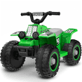 thumbnail image 1 of TOKTOO 6V 7Ah Powered Ride on ATV Toys, Electric Kids Car, 4 Wheeler Ride on Car w/ Music Player, Toddler Car for Boys Girls Aged 1-3 Years, Green, 1 of 10