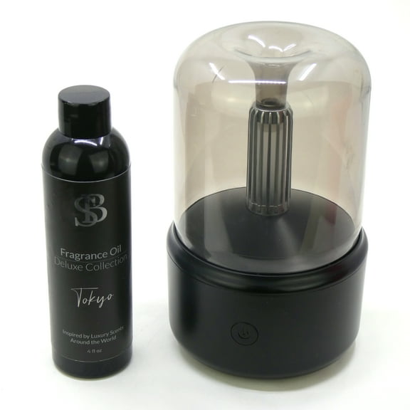 TOKYO Inspired by Soleil Blanc Scent Luxury Fragrance Oil 4 fl oz and Lantern Diffuser Kit for Home and Office