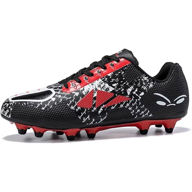 TOLLN Mens Football Shoes Youth Soccer Cleats