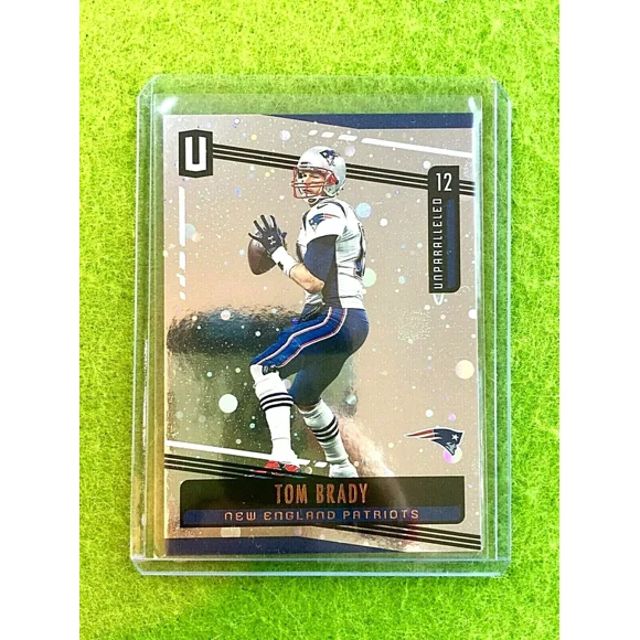 TOM BRADY COSMOS PRIZM CARD JERSEY #12 NE PATRIOTS SP 2019 Panini Unparalleled