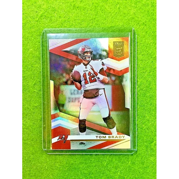 TOM BRADY PRIZM REFRACTOR CARD JERSEY #12 TAMPA BAY BUCCANEERS 2020 Panini ELITE