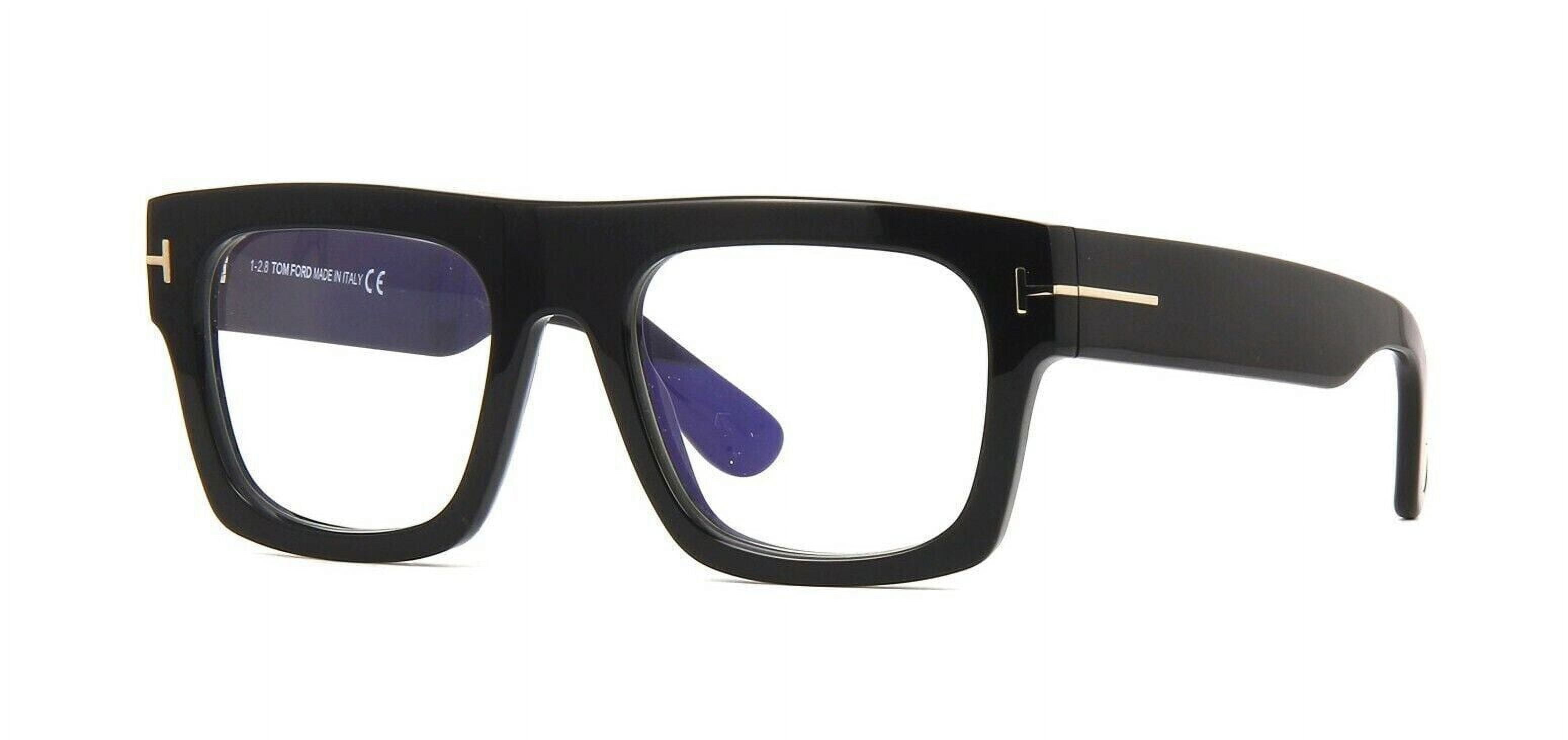 TOM FORD Authentic Eyeglasses FT 5634 001 Black 53 mm Square
