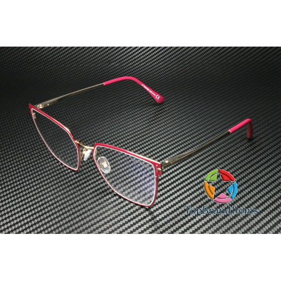 TOM FORD FT5574 069 Shiny Bordeaux Metal blue filter 55 mm Women's Eyeglasses