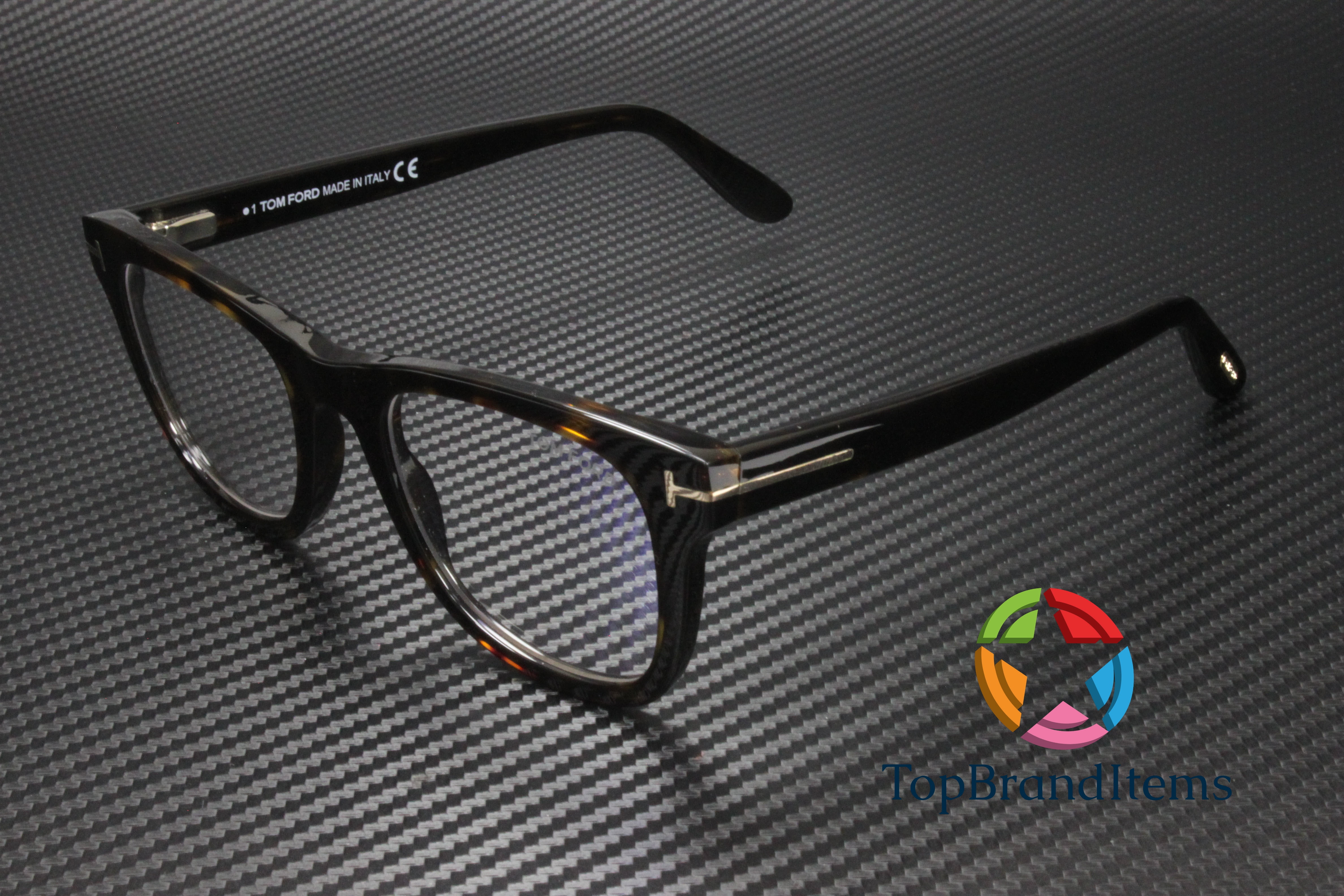 NEW TOM FORD TF5820/B 001 UNISEX EYEGLASSES BLACK FT5820/B 001 Tom Ford Eyeglasses FT 5868 -B 001 Shiny Black, t Logo, Eco  main image 4