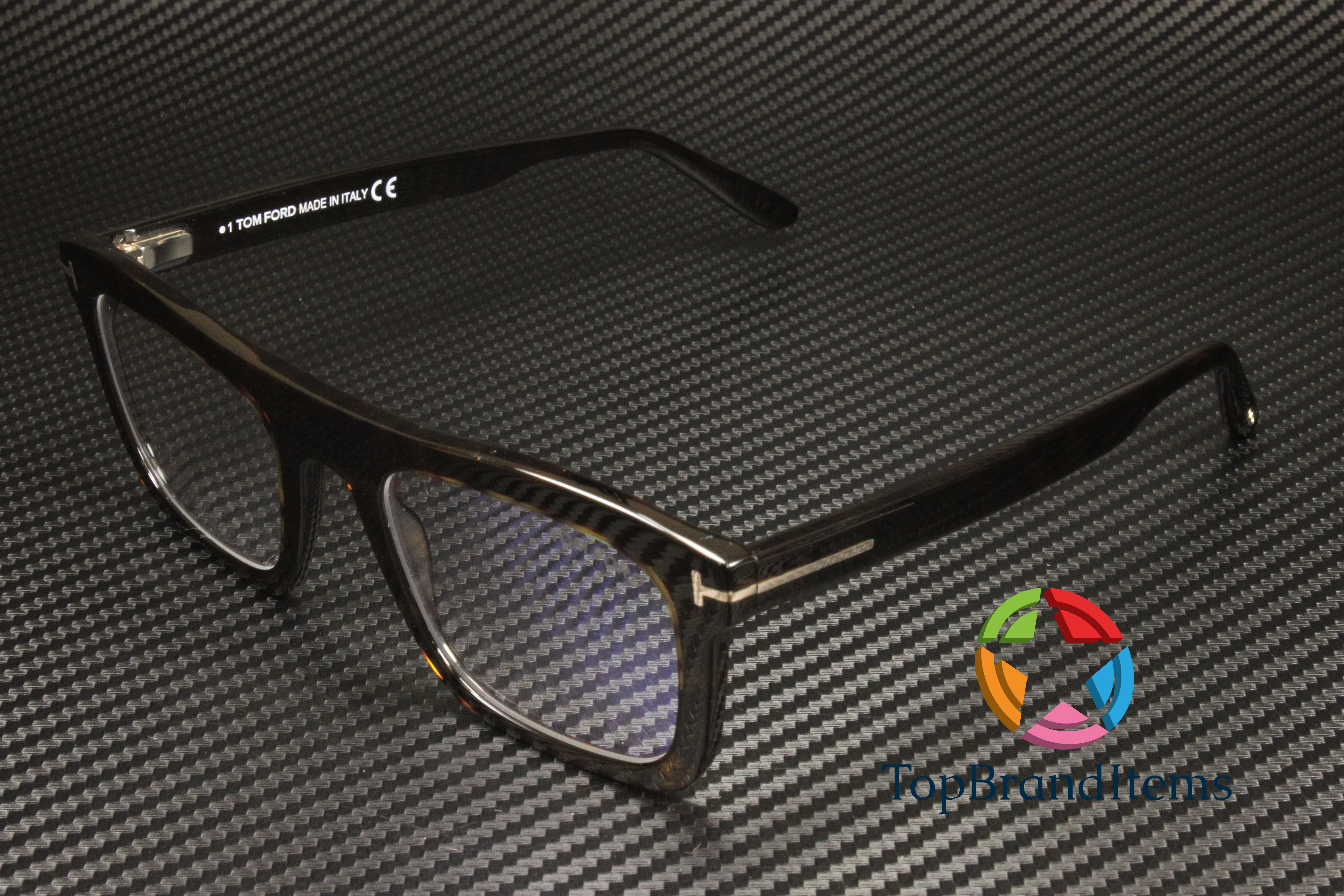 Tom Ford Eyeglasses FT 5040 In Dark Havana – Sleek Plastic Frame With Blue Light Protection