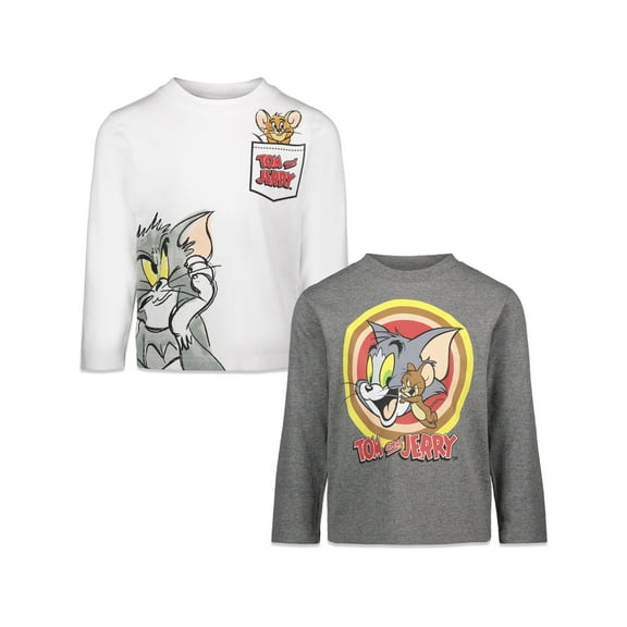 WARNER BROS Tom and Jerry 2 Pack Long Sleeve T-Shirts Multicolored