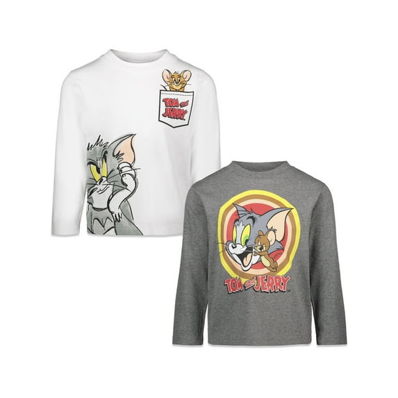 WARNER BROS Tom and Jerry 2 Pack Long Sleeve T-Shirts Multicolored