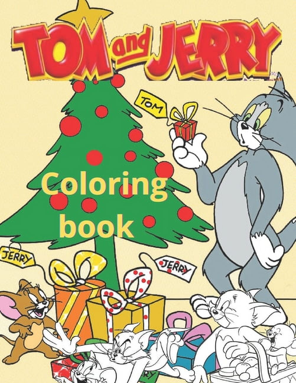 Tom And Jerry Christmas Coloring Pages